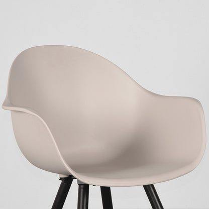 LABEL51 Dining chair Luca - Sand - Plastic