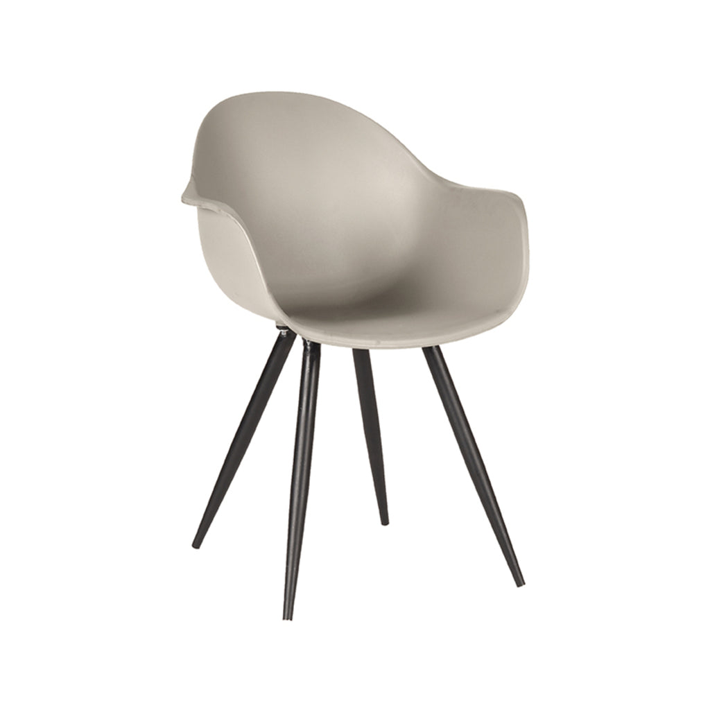 label51 dining chair luca - sand - plastic