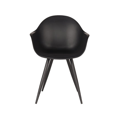 LABEL51 Dining chair Luca - Black - Plastic