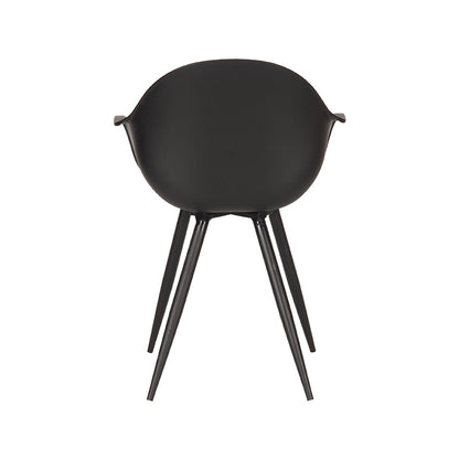 LABEL51 Dining chair Luca - Black - Plastic