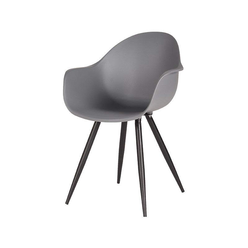 label51 dining chair luca - anthracite - plastic