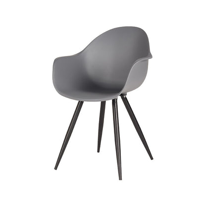 LABEL51 Dining chair Luca - Anthracite - Plastic