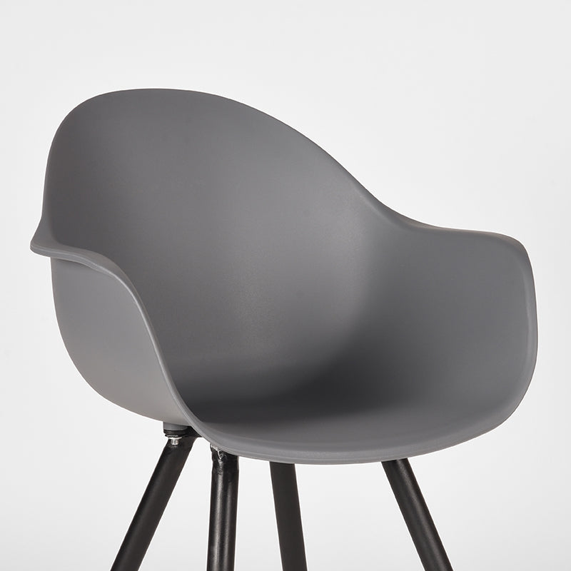 label51 dining chair luca - anthracite - plastic