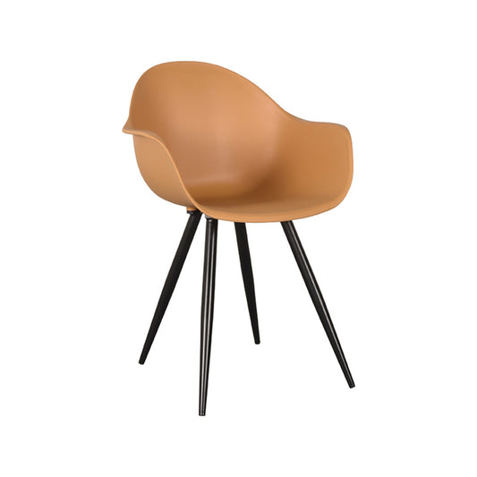 LABEL51 Dining chair Luca - Ochre - Plastic