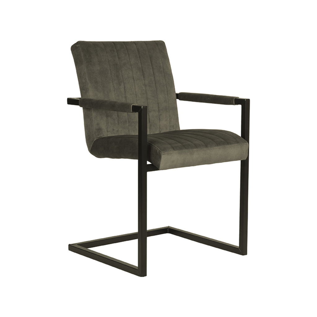 label51 dining chair milo - hunter - velvet