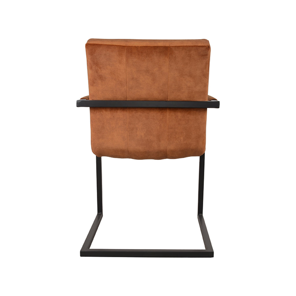 label51 dining chair milo - ochre - velvet