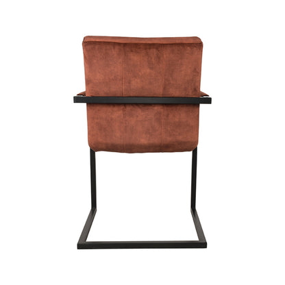 LABEL51 Dining chair Milo - Rust - Velvet