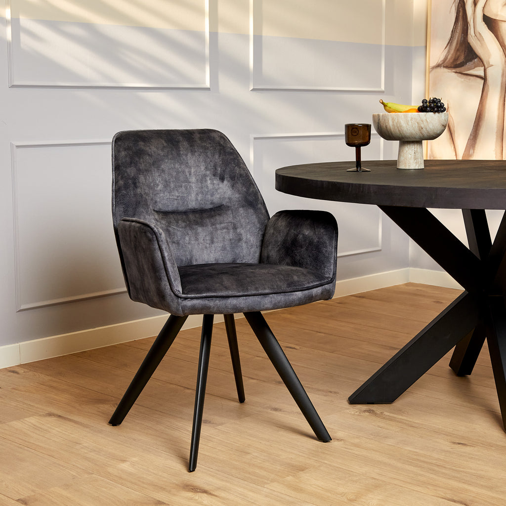 dining chair nova | anthracite