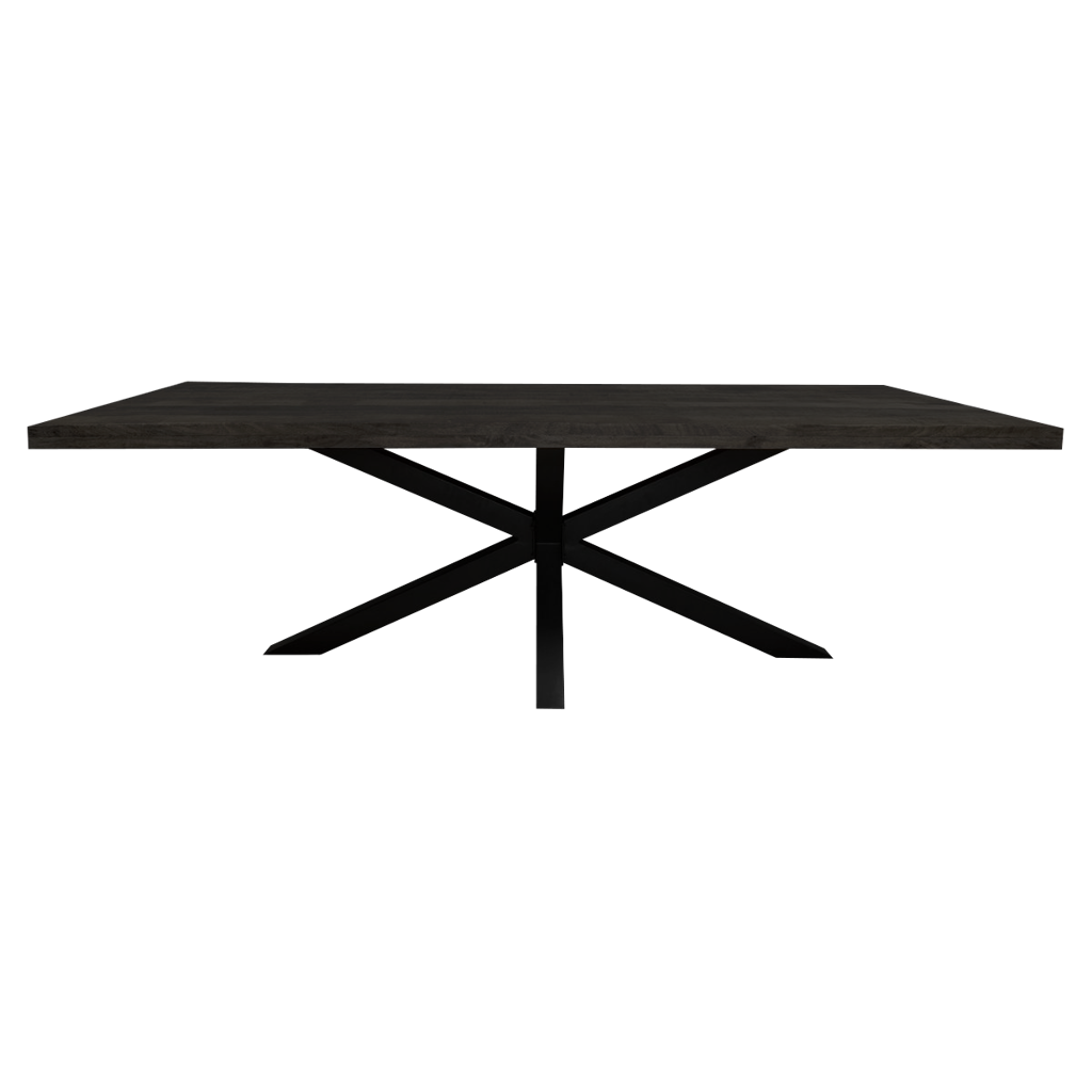 dining table denver black | rectangle | 160 cm