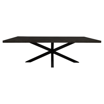 Dining table Denver Black | Rectangle | 160 cm