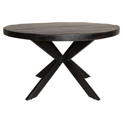 Dining table Denver Black | Round | 110 cm