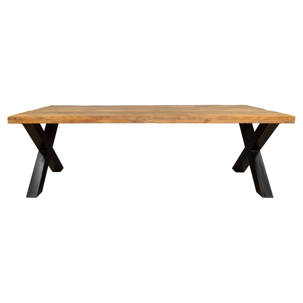 denver dining table | rectangular x-leg | 200 cm