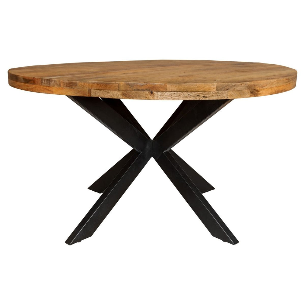 eetkamertafel denver | rond | mangohout | 150 cm