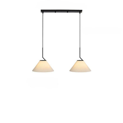 Stijlvolle Nordic Geplooide Crème Hanglamp voor een Elegante Sfeer