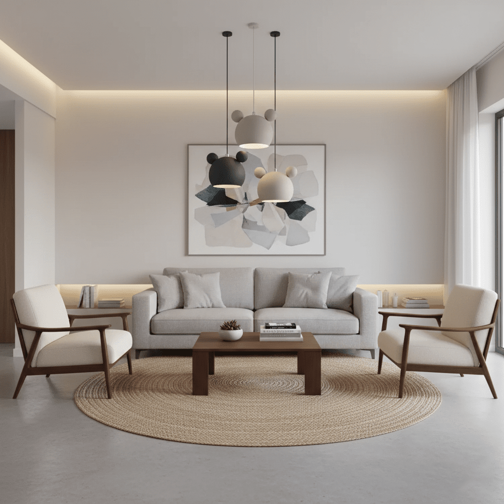 hanglamp mickey ontwerp voor slaapkamer en woningdecoratie