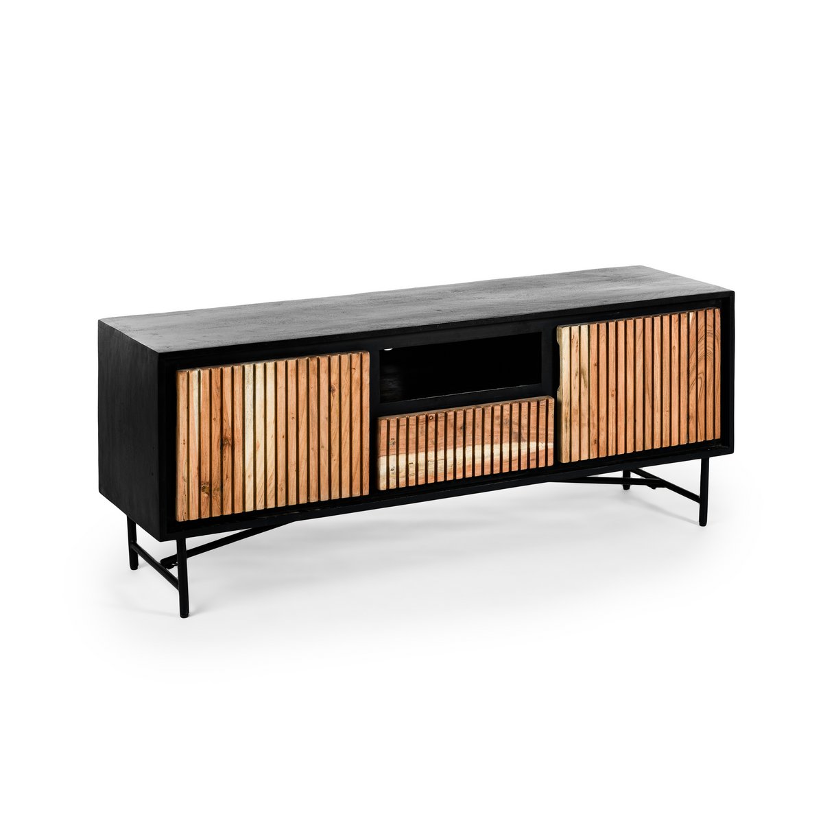 tv cabinet, 140 cm, b420 acacia pure