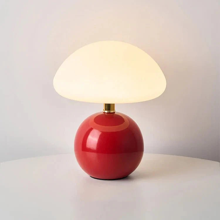 chic franse roomlamp met champignonvorm