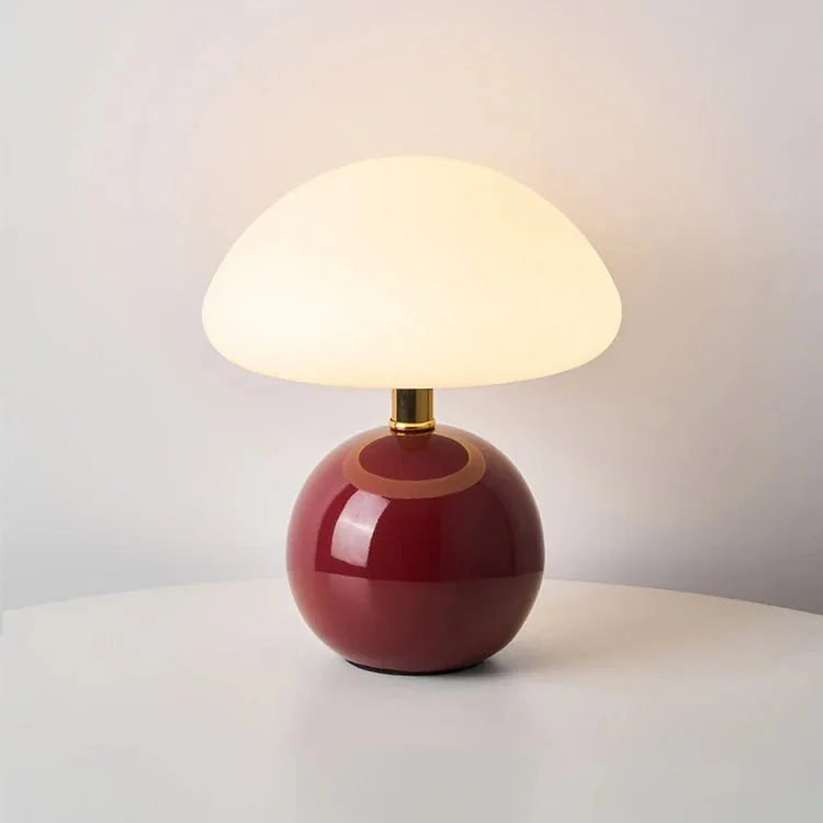 chic franse roomlamp met champignonvorm