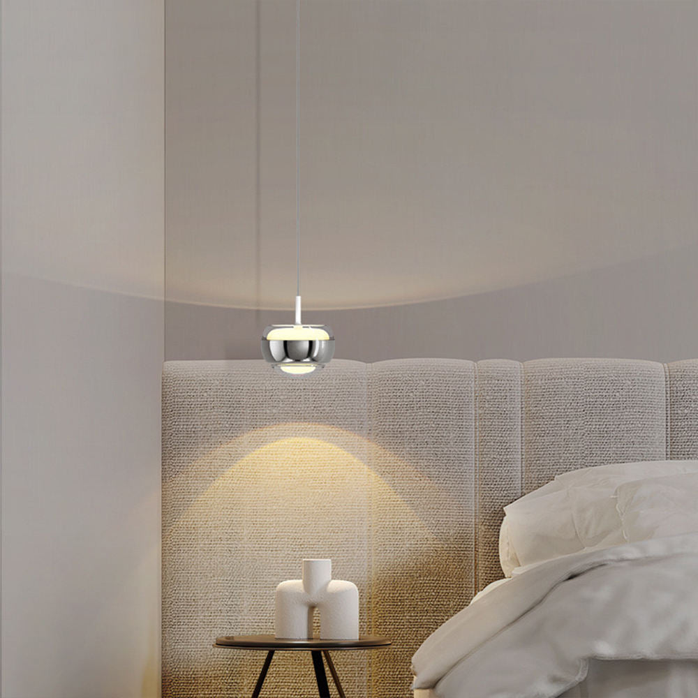 elegante halfronde led hanglamp voor een strak en modern interieur