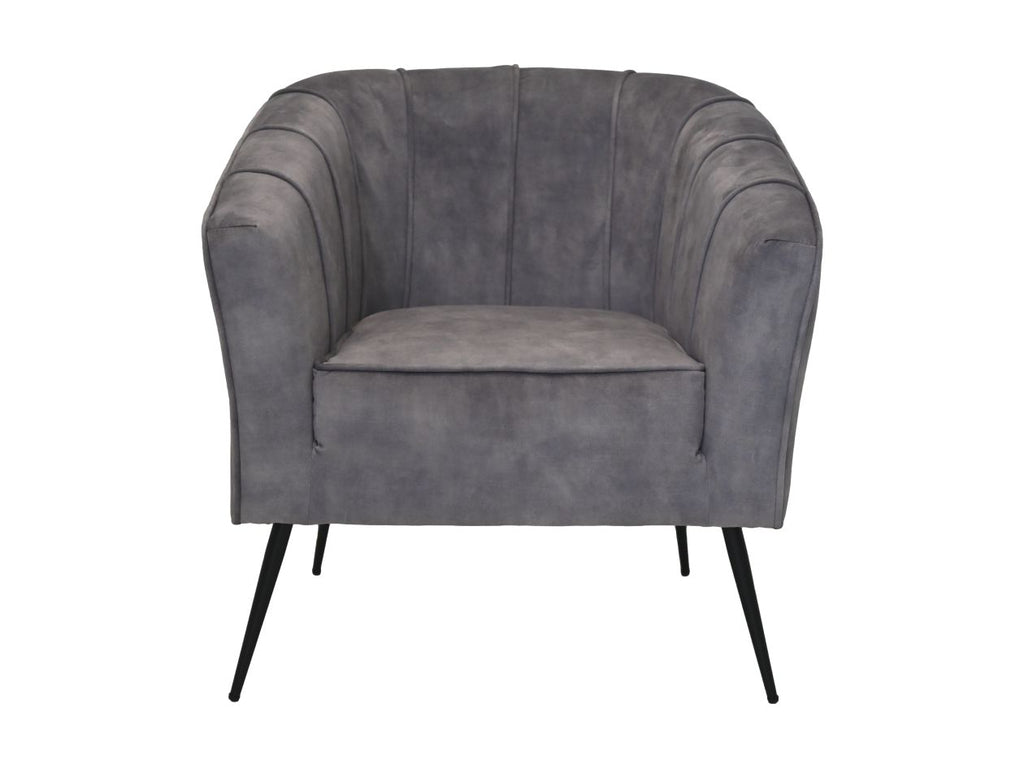 armchair chester - 72x71x80 - dolphin gray - adore 180