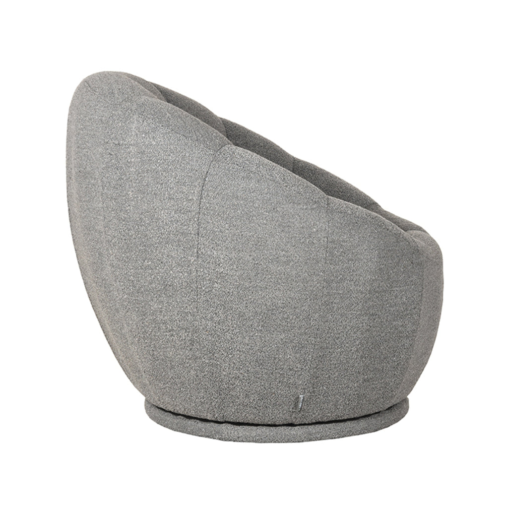 label51 armchair crown - grey - boucle