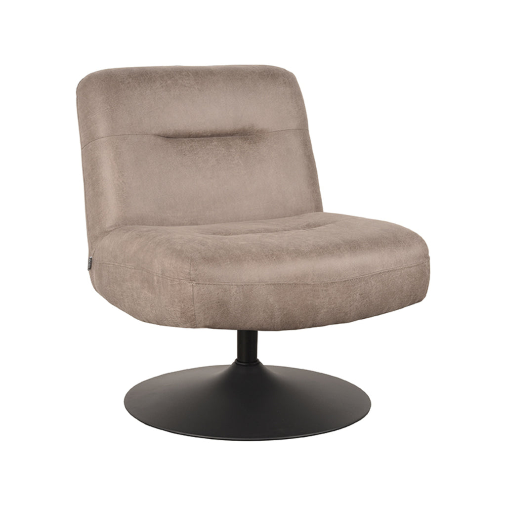 label51 armchair eli - taupe - microfiber