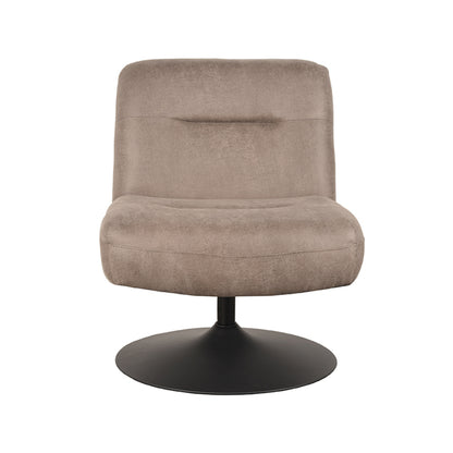 LABEL51 Armchair Eli - Taupe - Microfiber