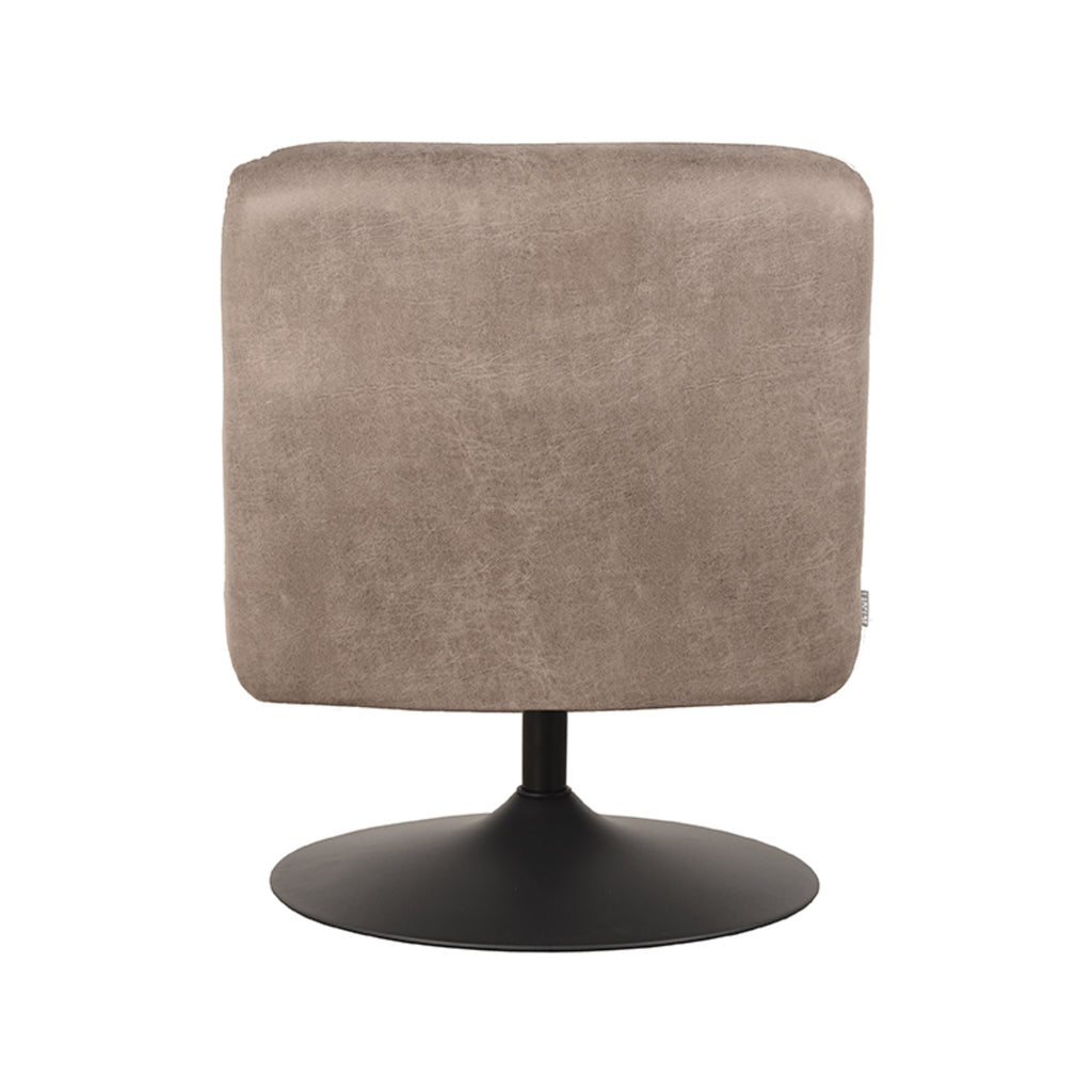 label51 armchair eli - taupe - microfiber