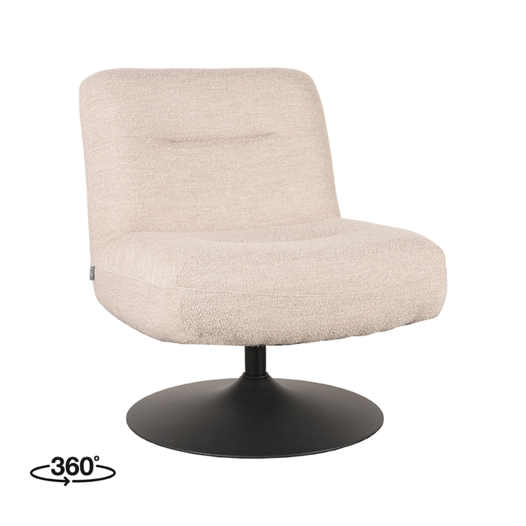 label51 eli armchair - natural - boucle