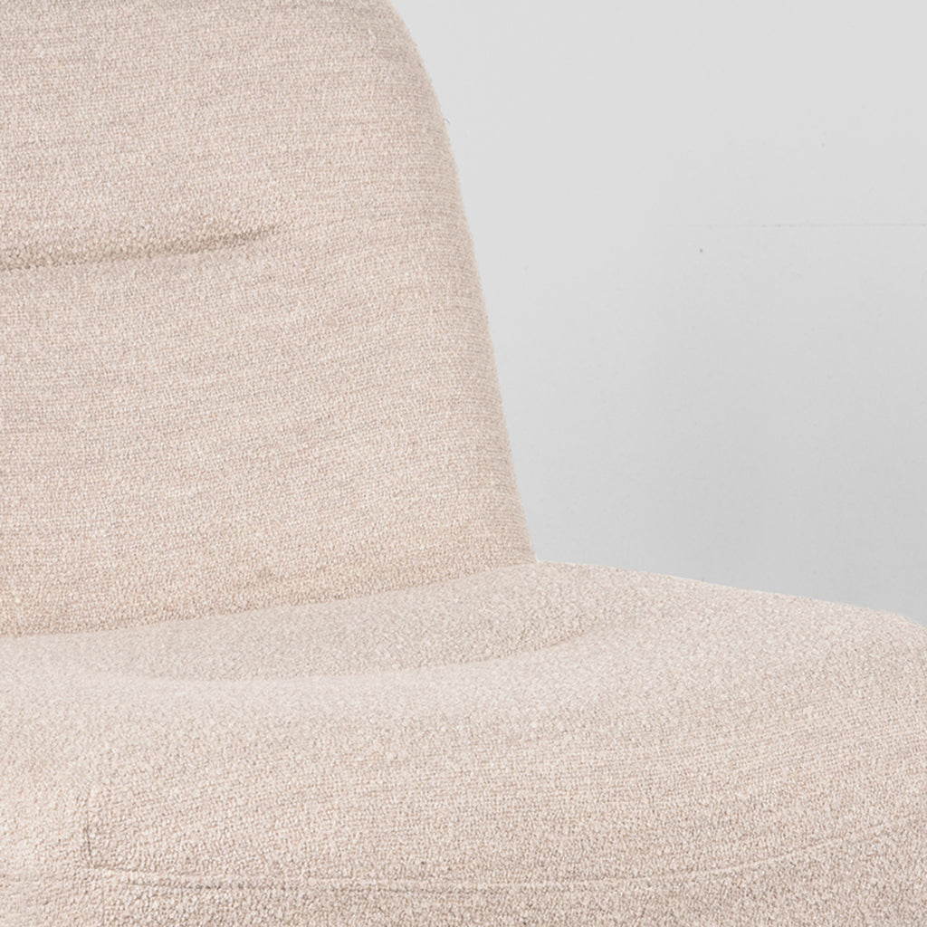 label51 eli armchair - natural - boucle