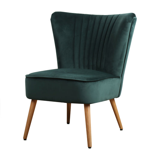 Armchair Eva Fabric Velvet Green -&gt; Armchair Eva Velvet Fabric Green