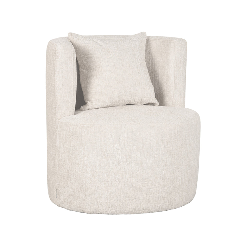 label51 armchair evy - natural - velvet