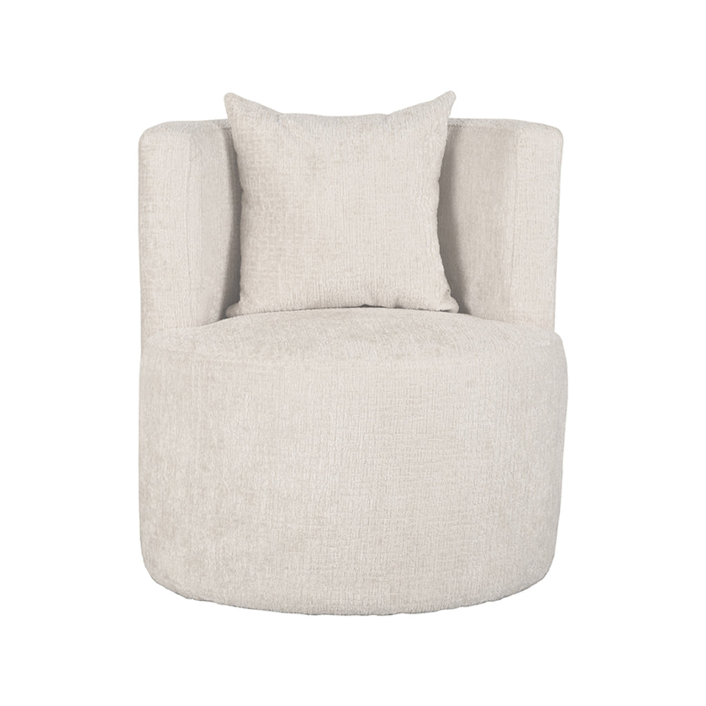 label51 fauteuil evy - natuurlijk - fluweel