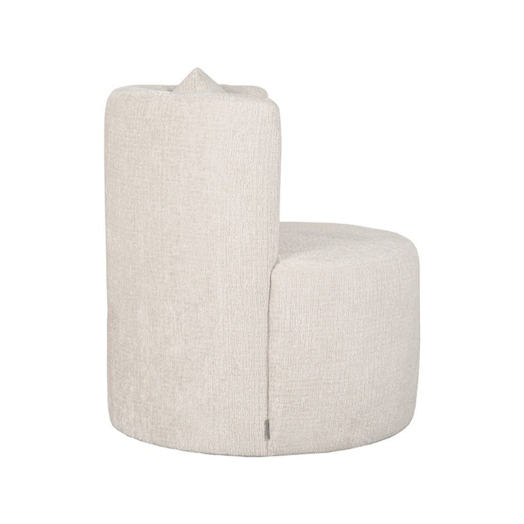 label51 fauteuil evy - natuurlijk - fluweel