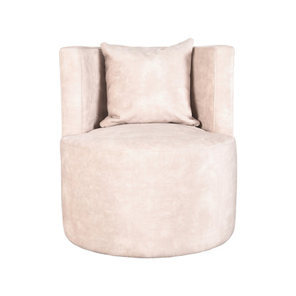 LABEL51 Fauteuil Evy - Natuurlijk - Velours