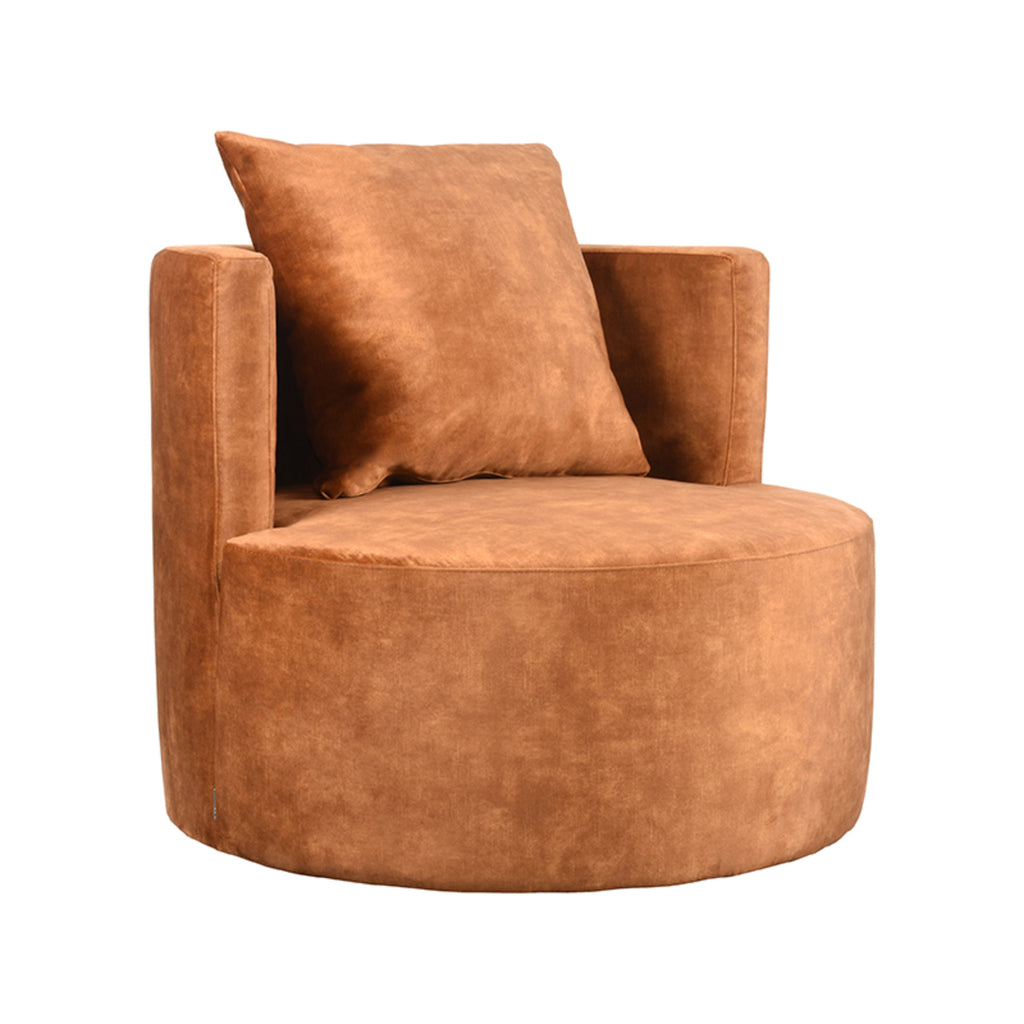 label51 armchair evy - ocher - velours