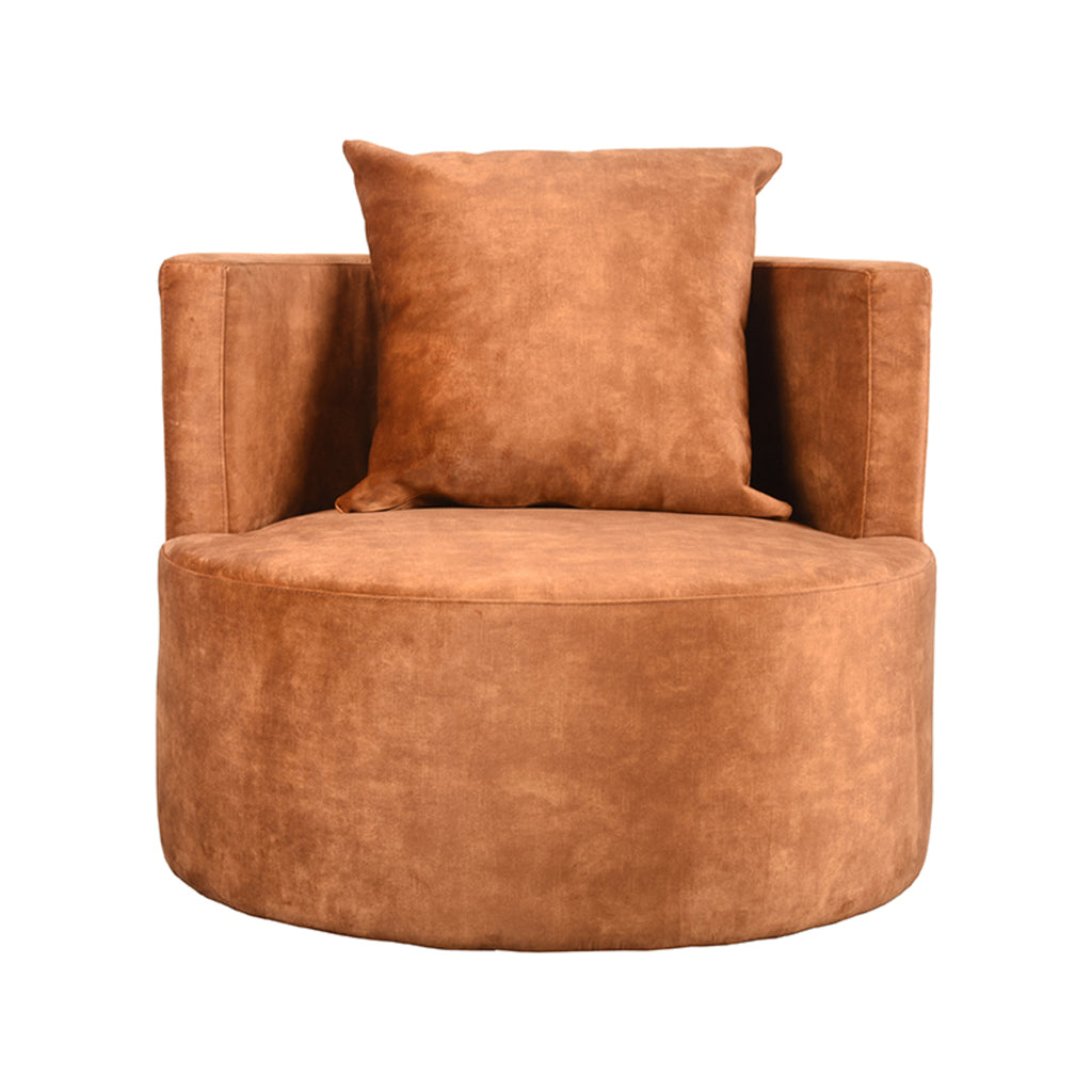 label51 armchair evy - ocher - velours