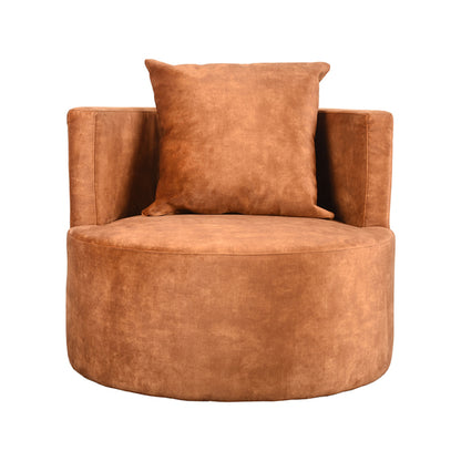 LABEL51 Armchair Evy - Ocher - Velours