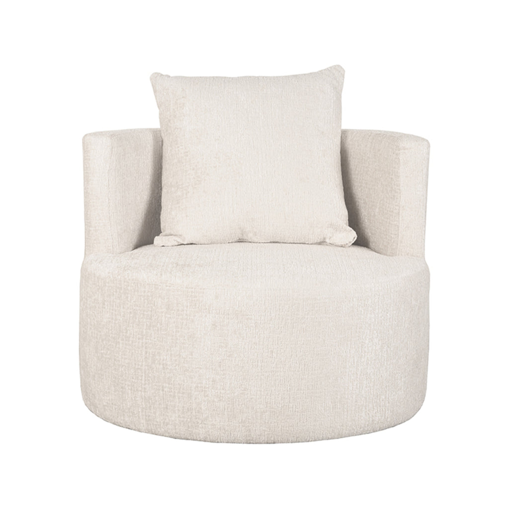 label51 armchair evy - natural - velvet