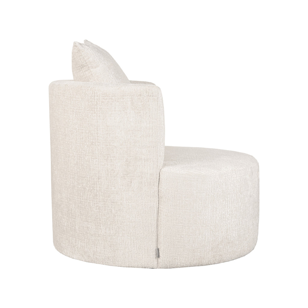 label51 armchair evy - natural - velvet