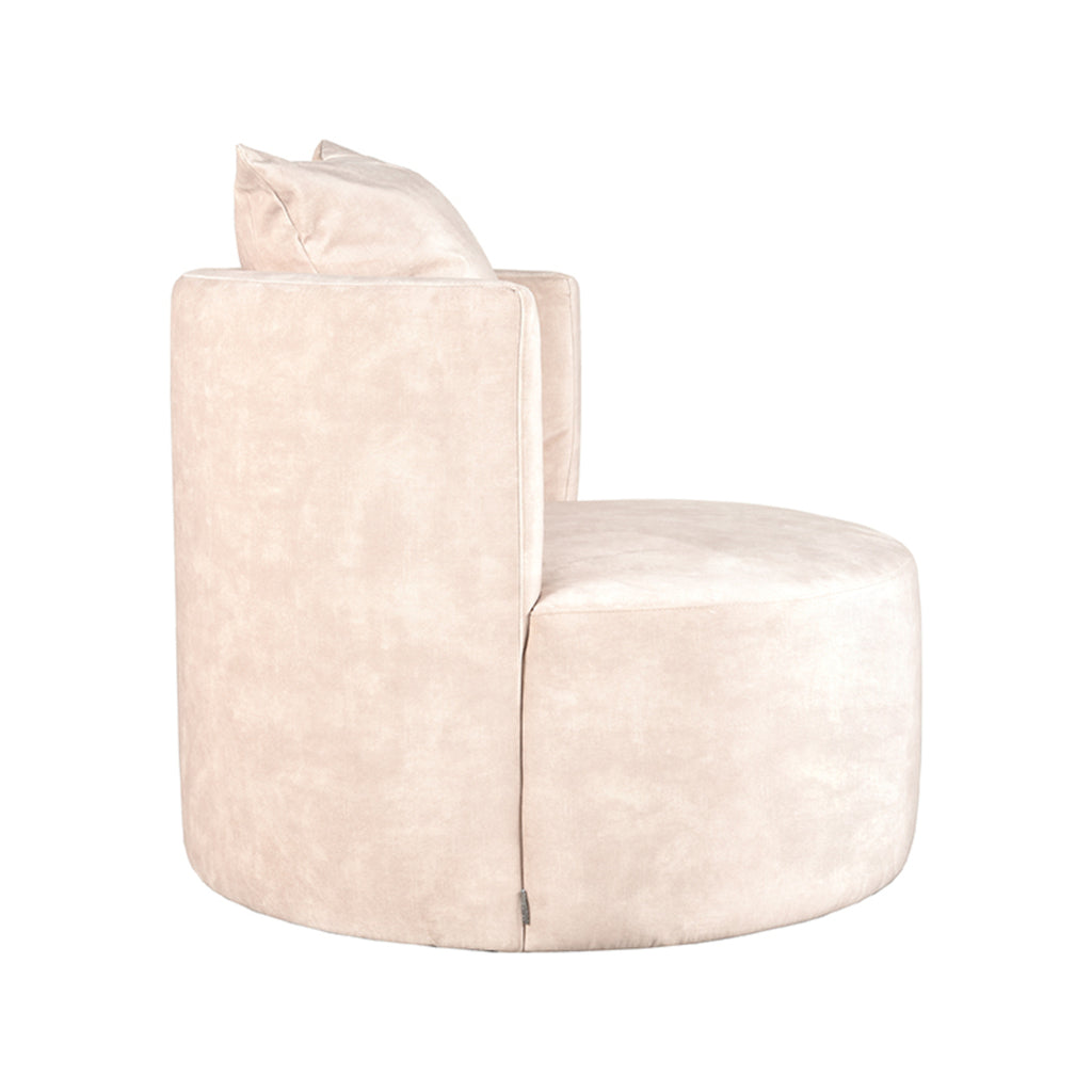 label51 armchair evy - natural - velvet