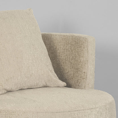 LABEL51 Armchair Evy - Beige - Velvet