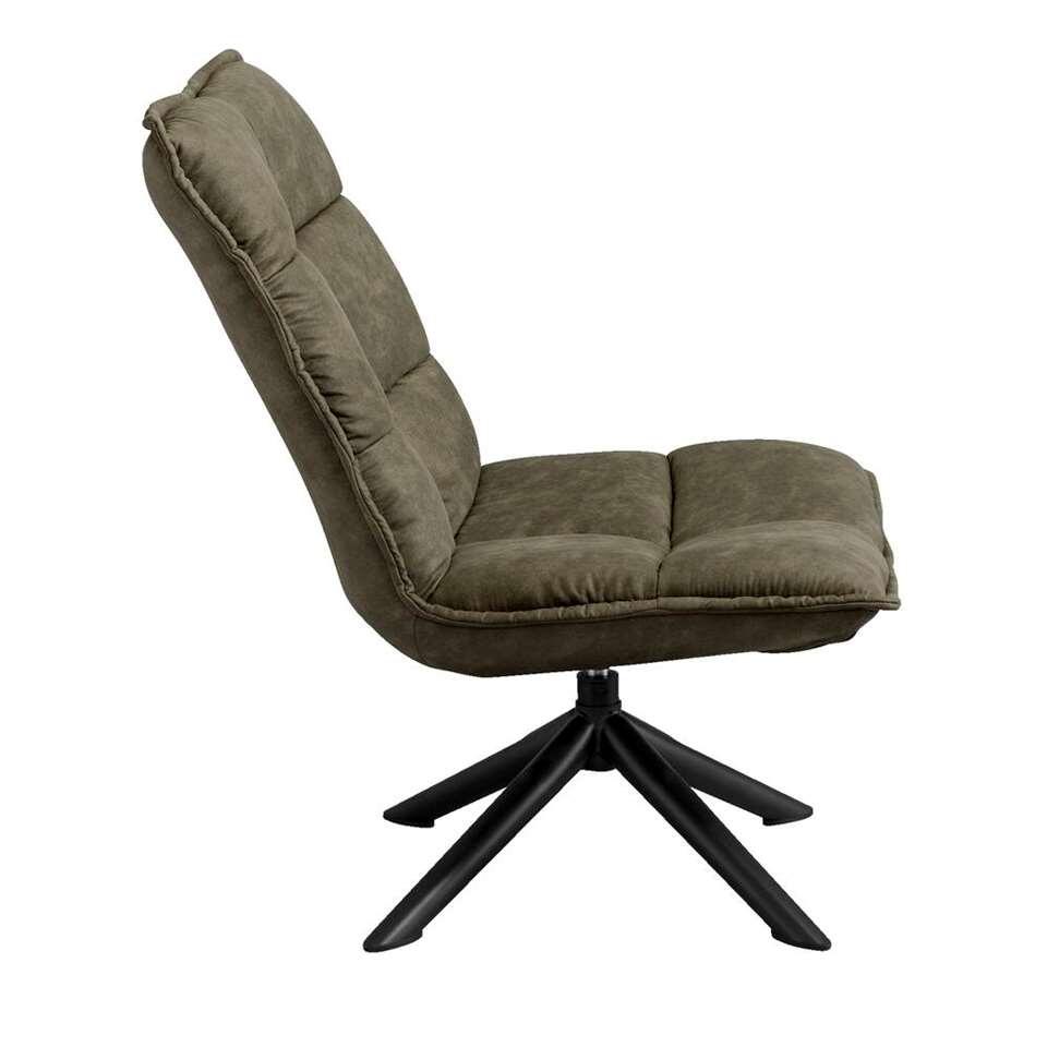 armchair lucas microleather army