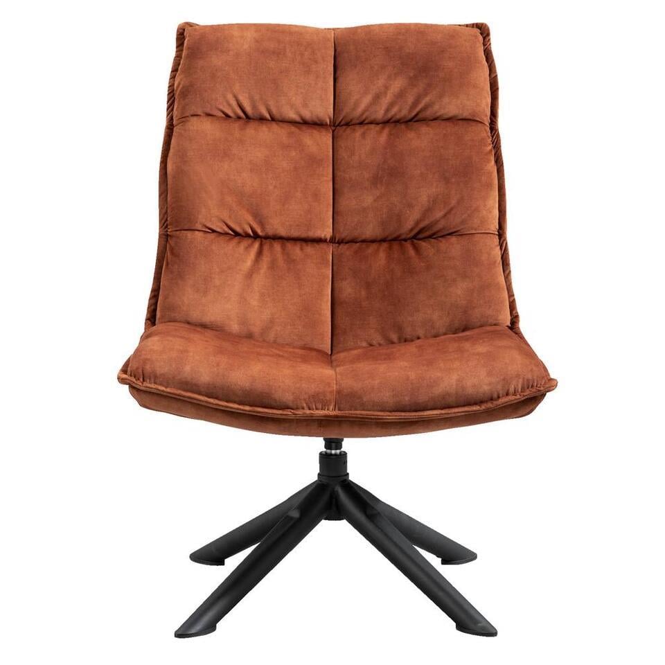 armchair lucas velvet copper