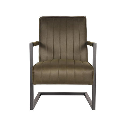 LABEL51 Milo Armchair - Army Green - Microfiber