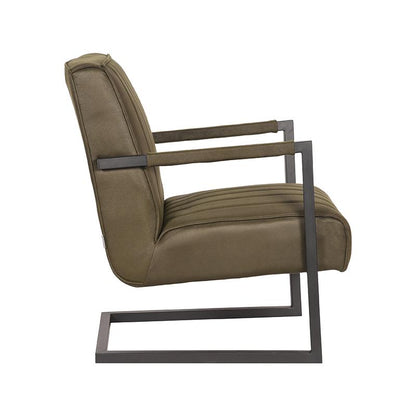 LABEL51 Milo Armchair - Army Green - Microfiber