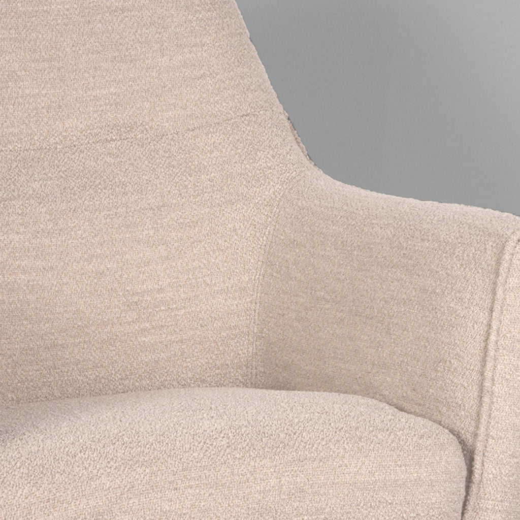 label51 fauteuil tod - natuurlijk - boucle