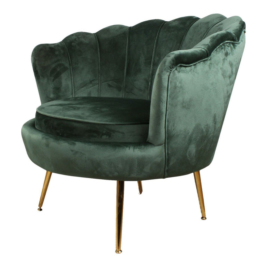 feliz armchair velvet dark green