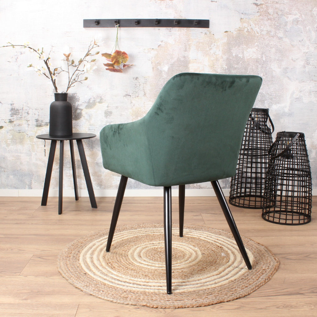 gaby armchair velvet green