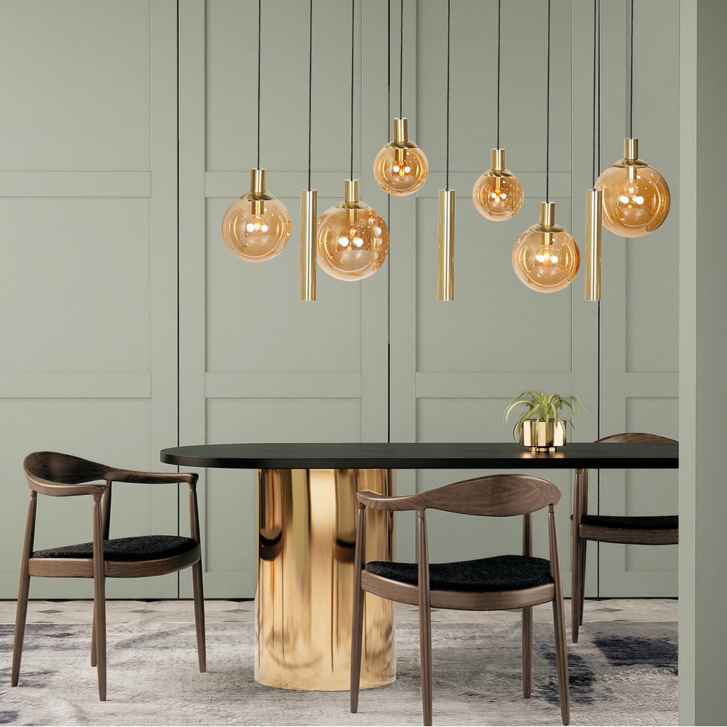 pendant lamp bollique 3799me brass